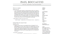 Desktop Screenshot of paulboccaccio.com